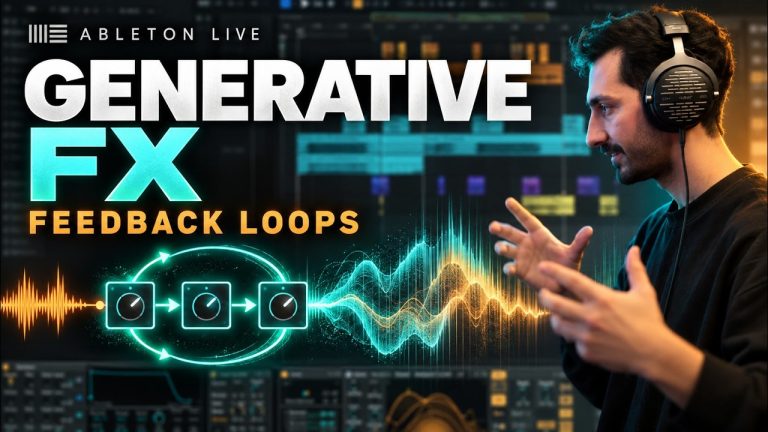 Generative FX in Ableton Live tutorial thumbnail, KOOROW